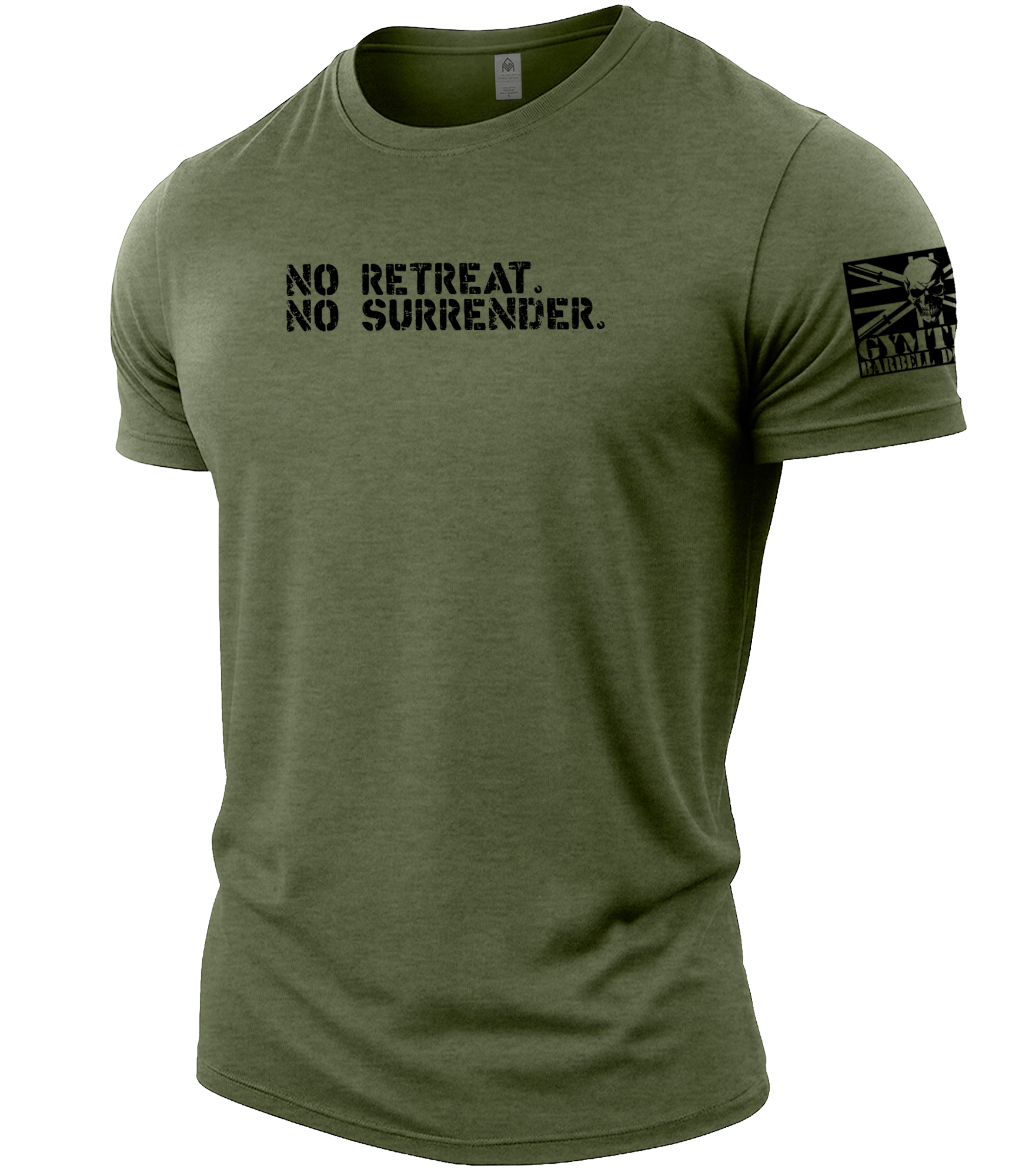 Heather Military Green | Angle