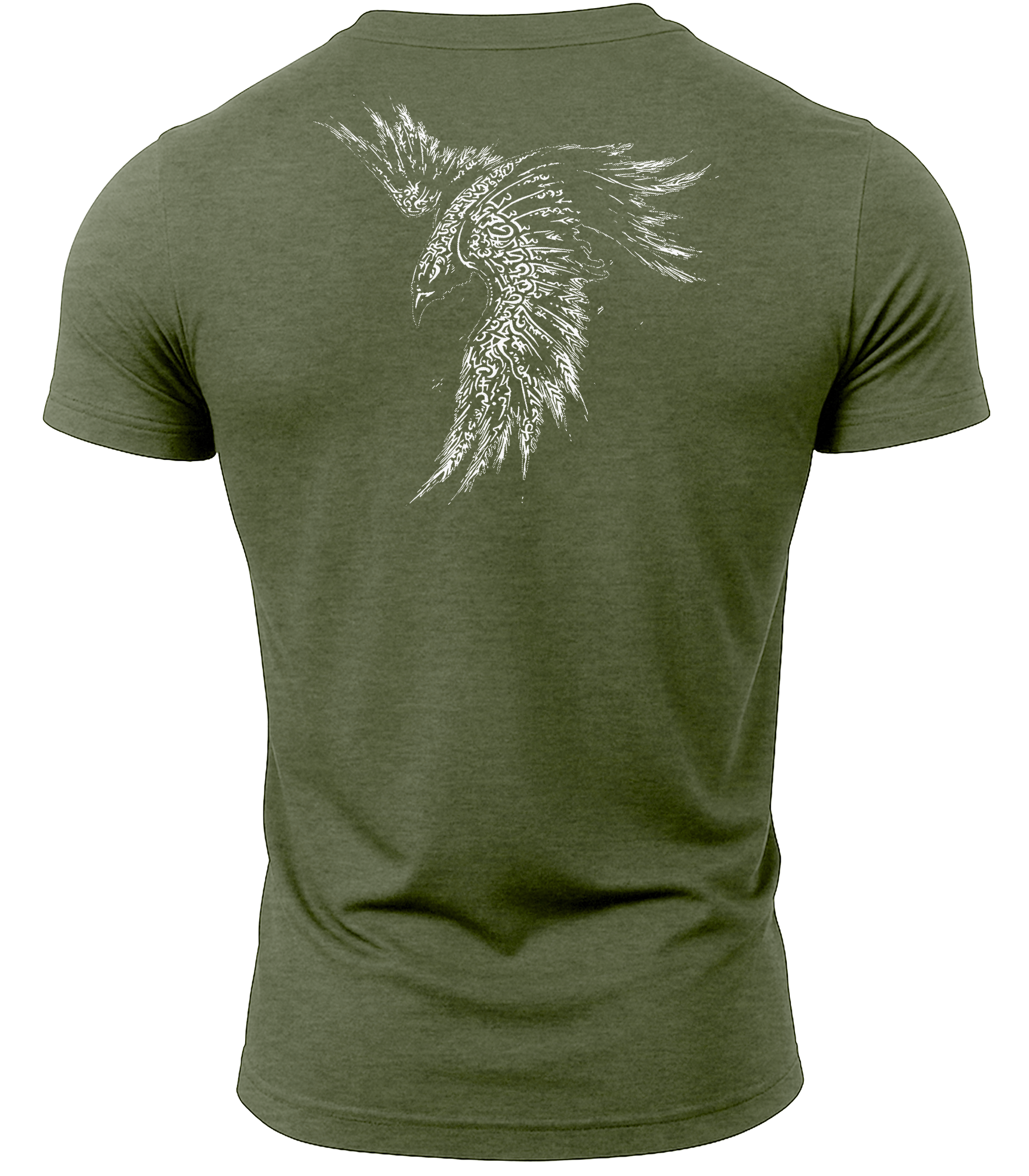 Heather Military Green | Back