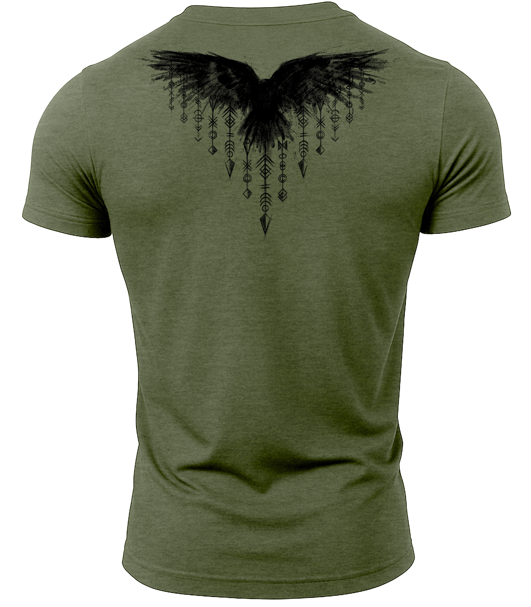 Heather Military Green | Back