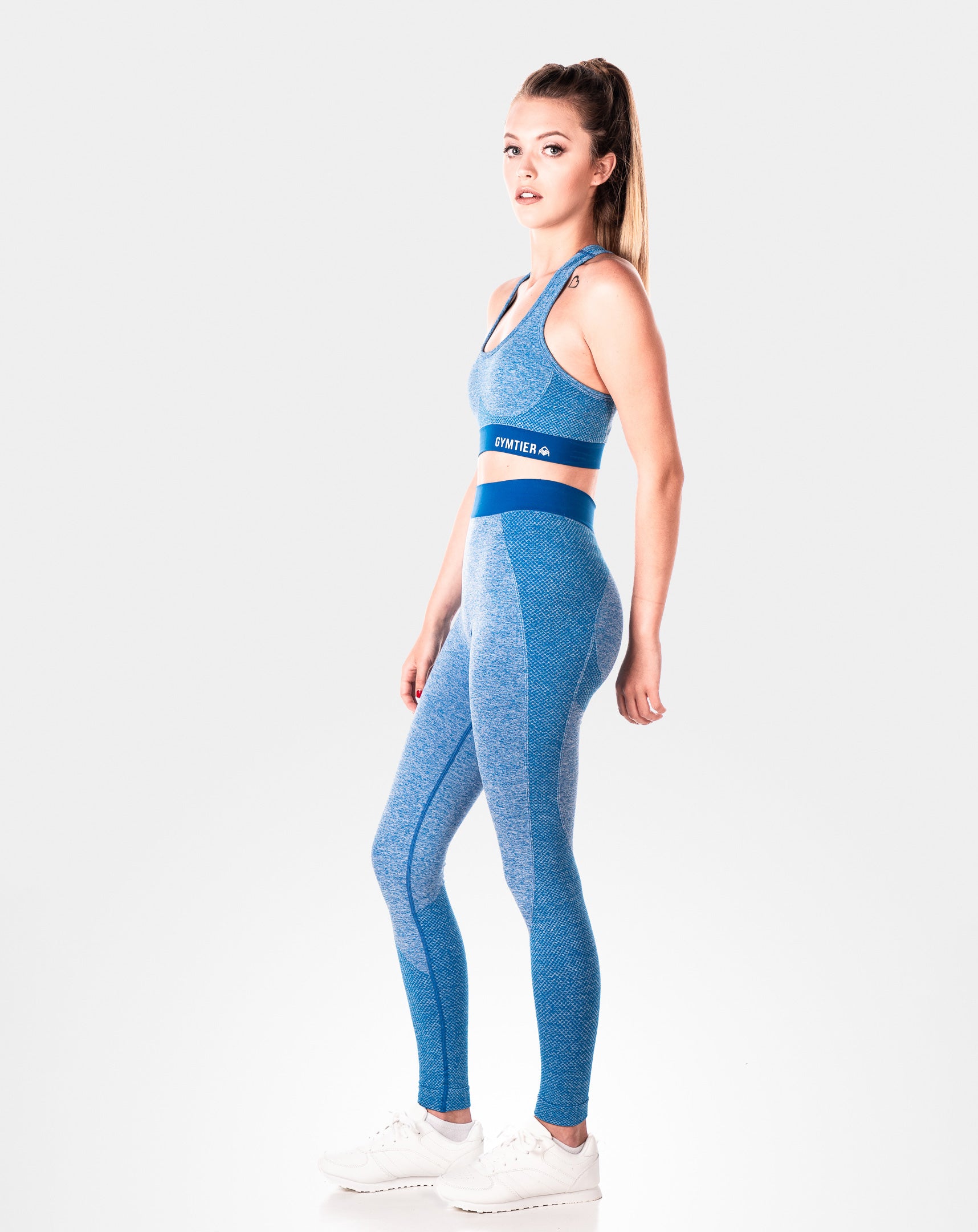 Womens Sculpt Blue Leggings – Gymtier