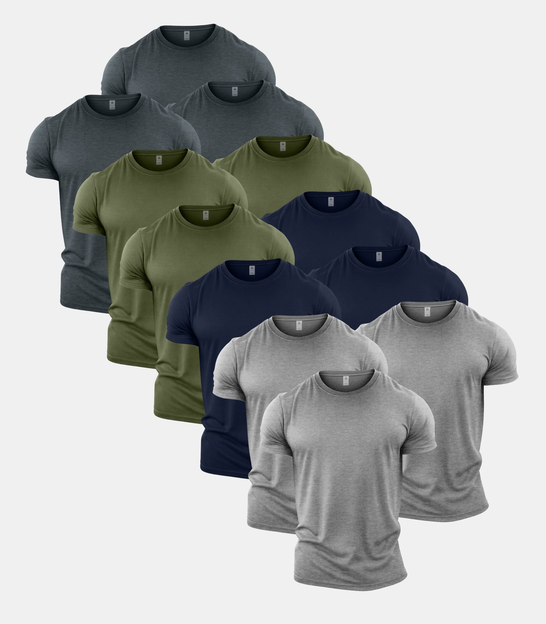 Essentials Crew Neck Gym T-Shirt 12 Pack