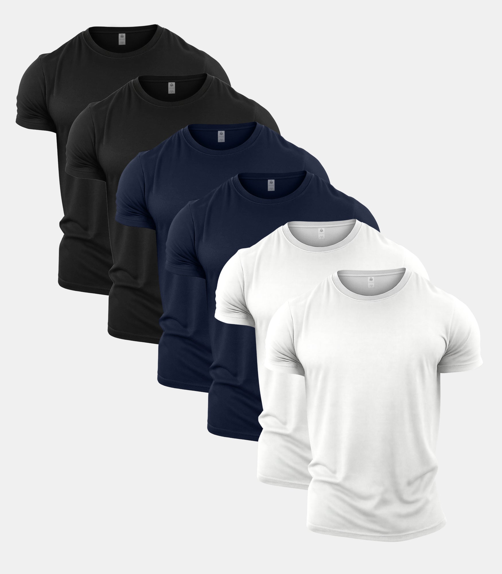 Standard Crew Neck Gym T-Shirt 6 Pack