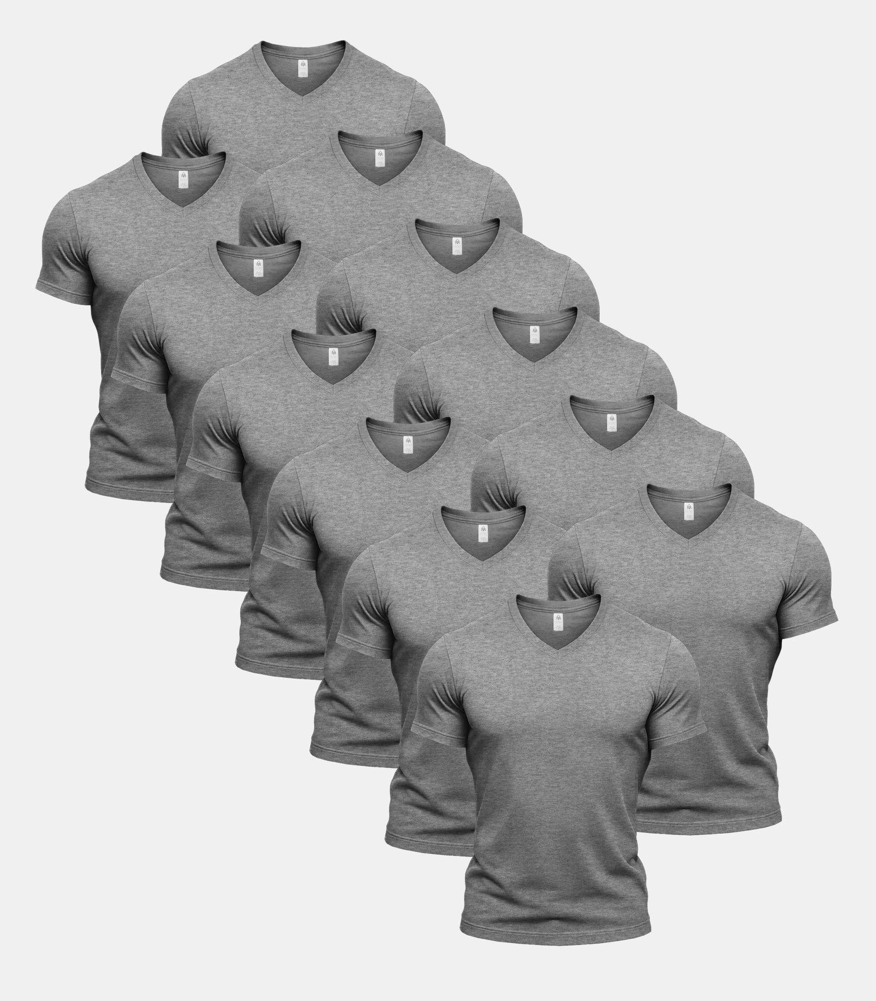 All Sport Grey V-Neck 12 Pack