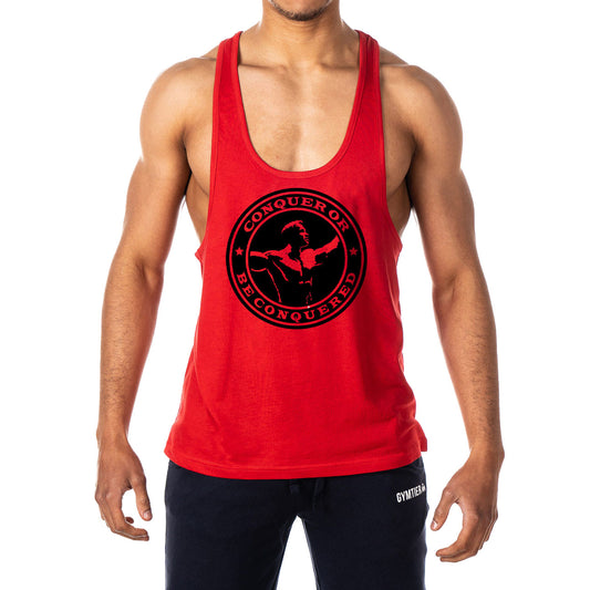 Conquer Or Be Conquered Mens Stringer Tank Top