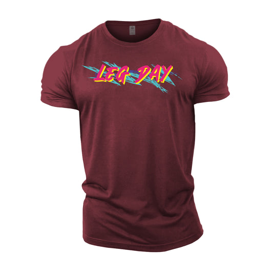 Retro Leg Day - Gym T-Shirt