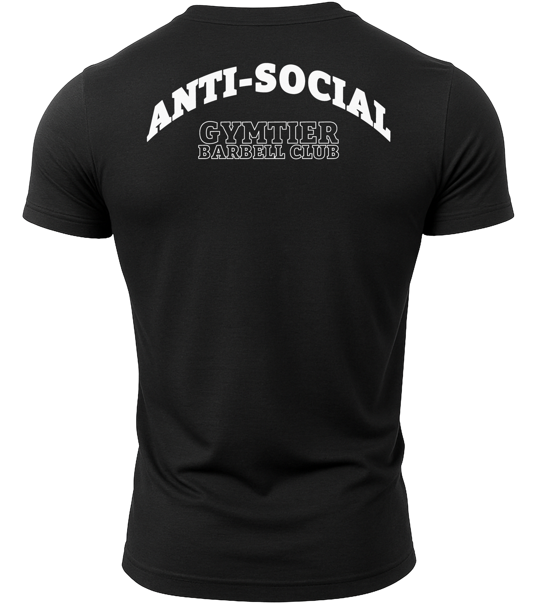GYMTIER-GTBCANTISOCIAL-GD001 - BLAC