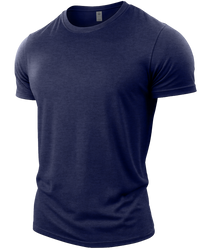 Heather Navy | Angle