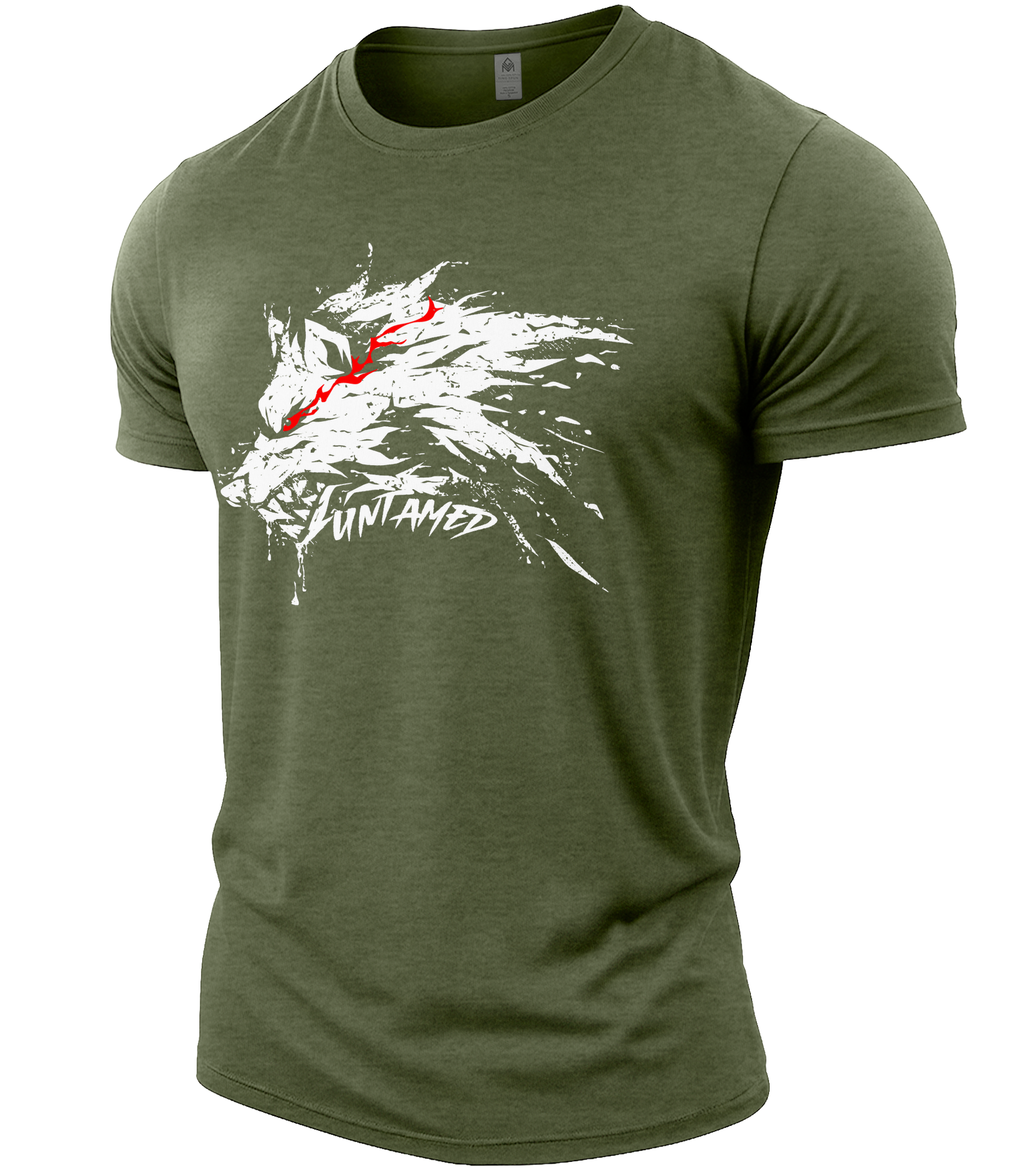 Heather Military Green | Angle