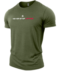 Heather Military Green | Angle