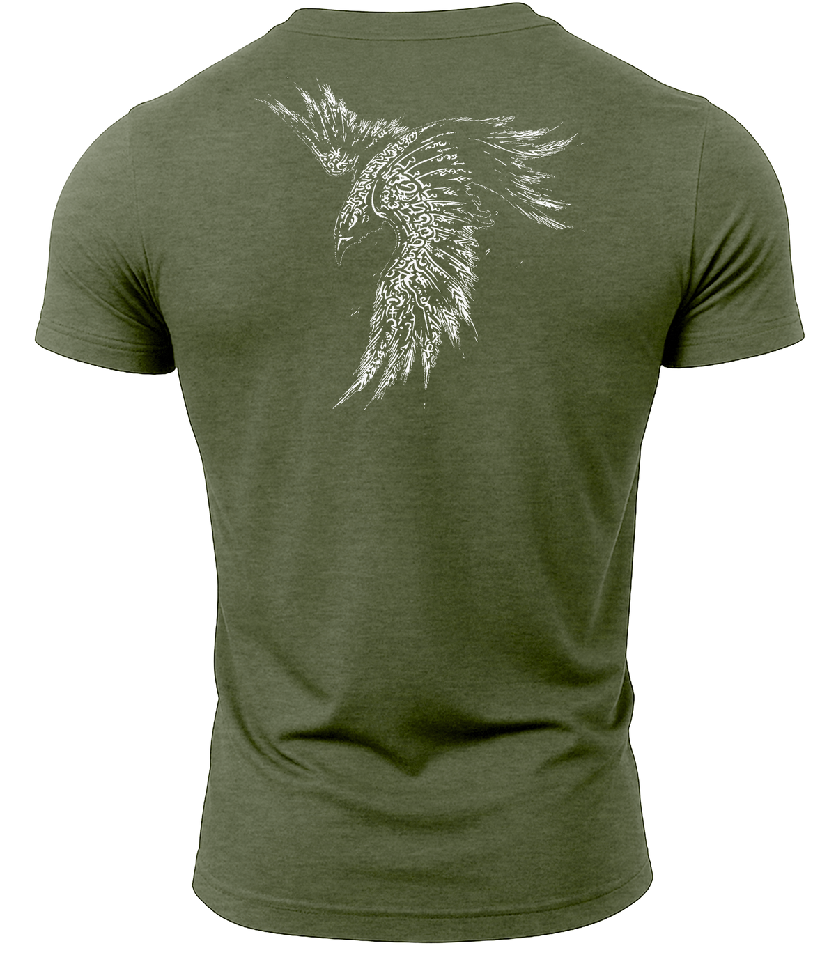 Heather Military Green | Back