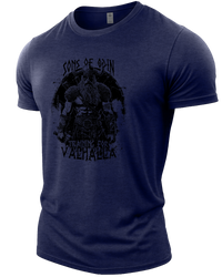 Heather Navy | Angle