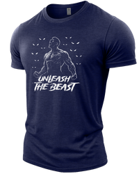 Heather Navy | Angle