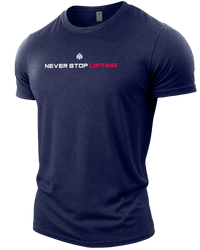 Heather Navy | Angle