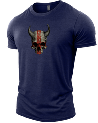 Heather Navy | Angle