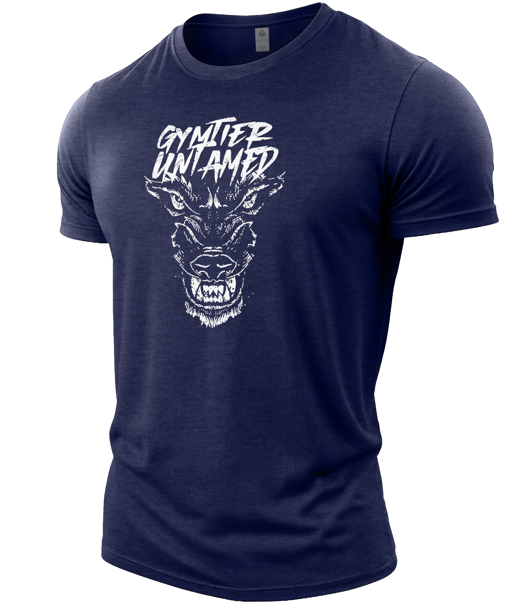 Heather Navy | Angle