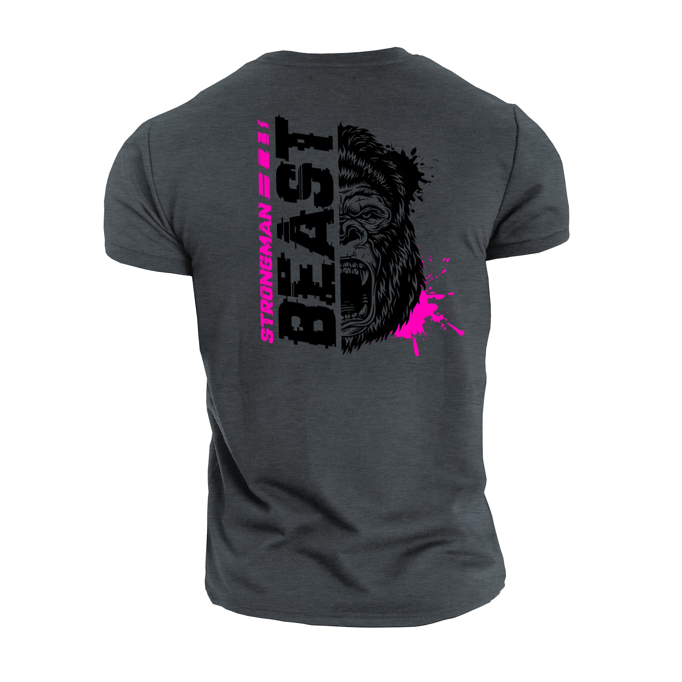 Strongman Beast Pink - Gym T-Shirt