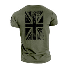 Union Jack - Gymtier Barbell Division Gym T-Shirt