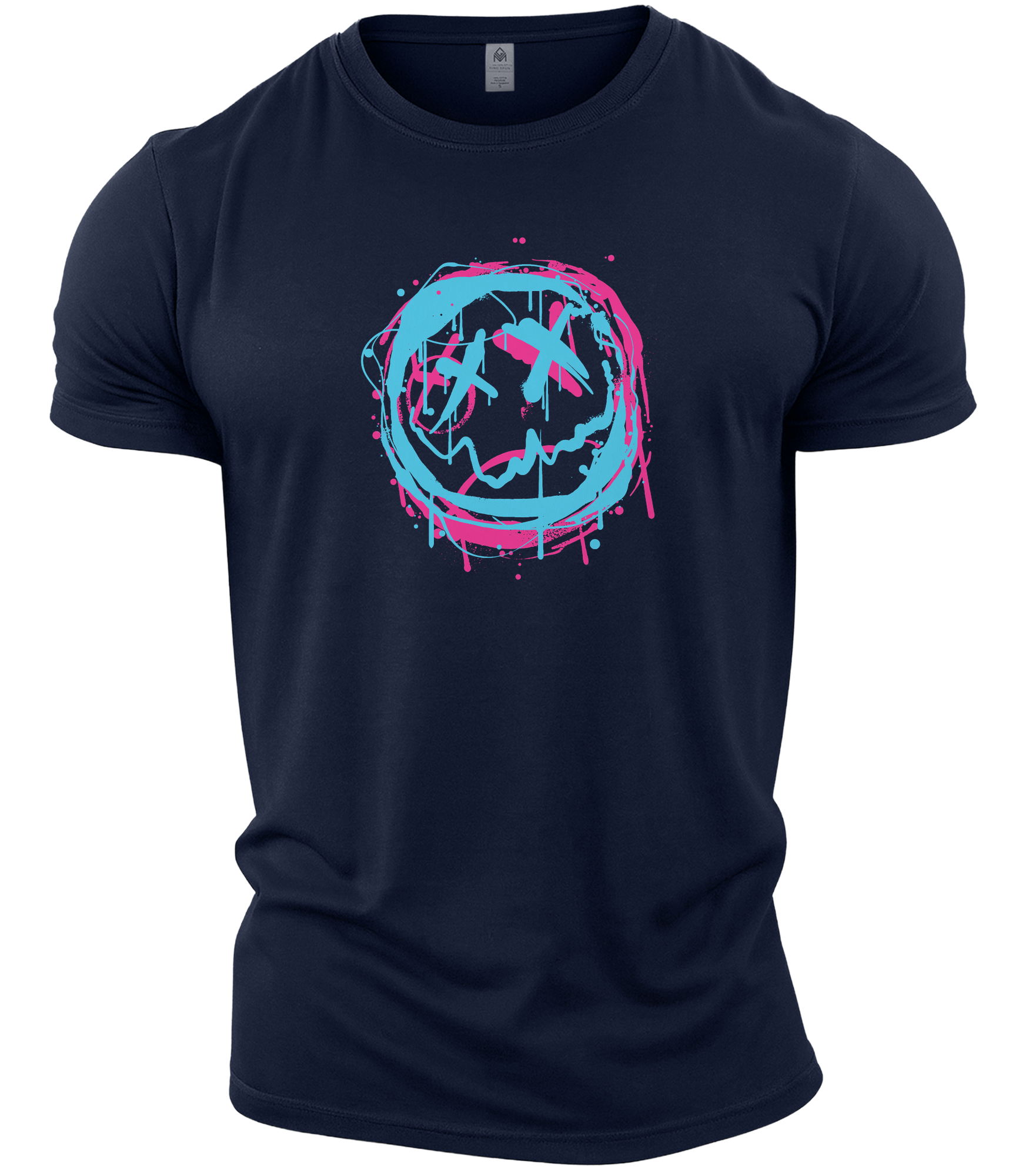 GYMTIER-TWISTEDSMILEY-GD001 - NAVY