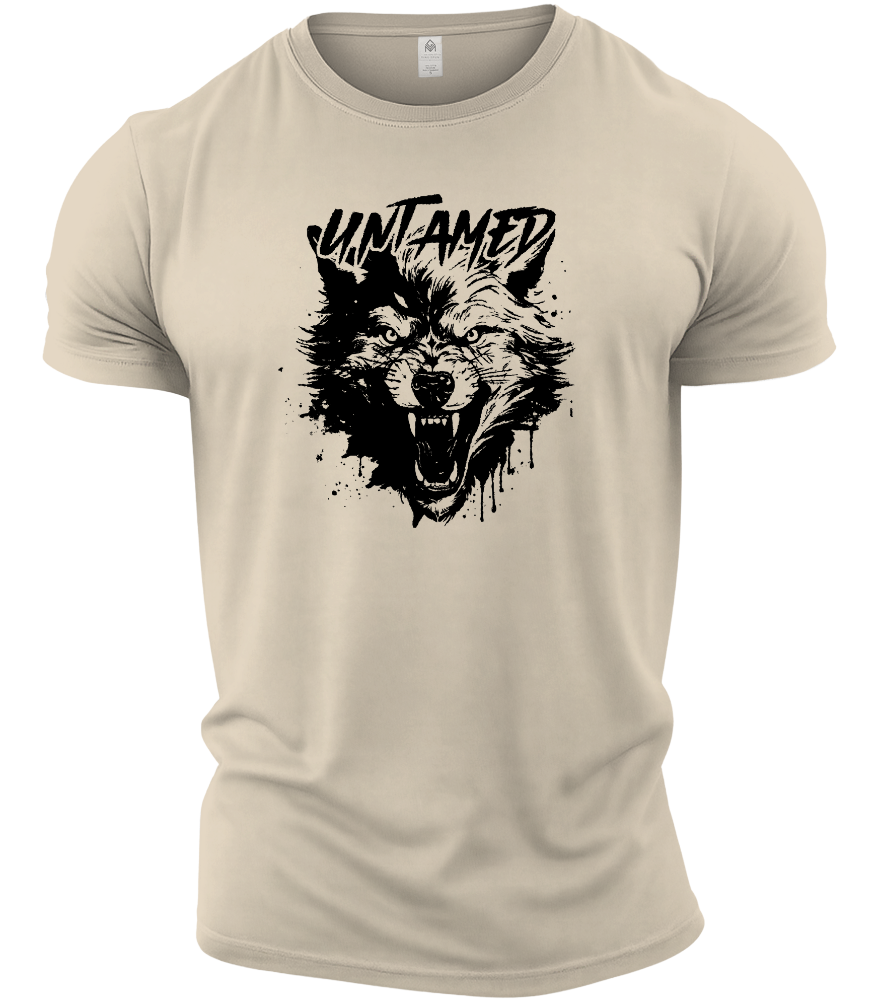 Untamed Wolf Black - Men's T-Shirt
