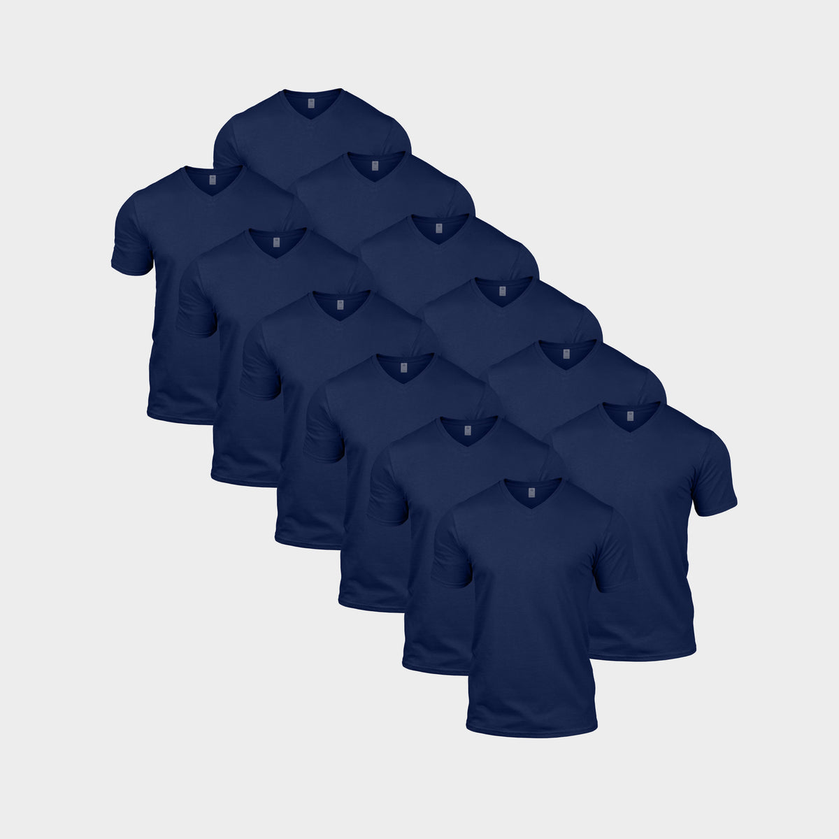 All Navy V-Neck 12 Pack