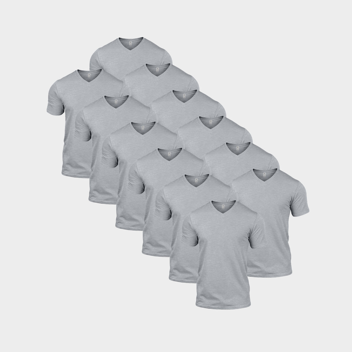 All Sport Grey V-Neck 12 Pack