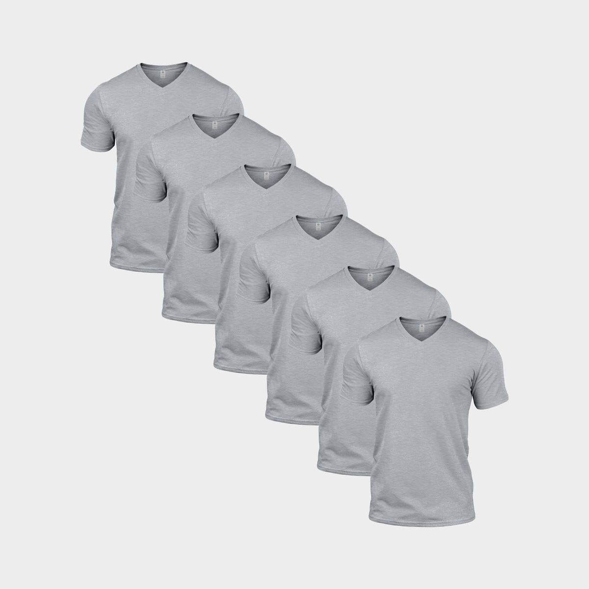 All Sport Grey V-Neck 6 Pack