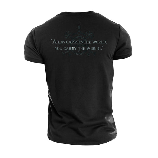 Atlas Strength Carry The Weight - Gym T-Shirt