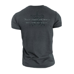 Atlas Strength Carry The Weight - Gym T-Shirt