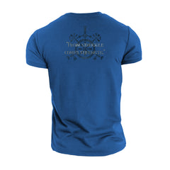 Atlas Strength From Struggle Comes Strength - Gym T-Shirt