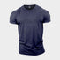 Heather Navy Crew Neck