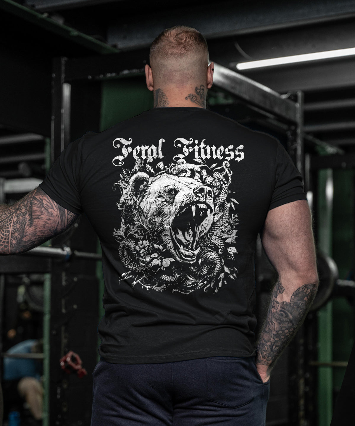 Feral Fitness Bear - Gym T-Shirt