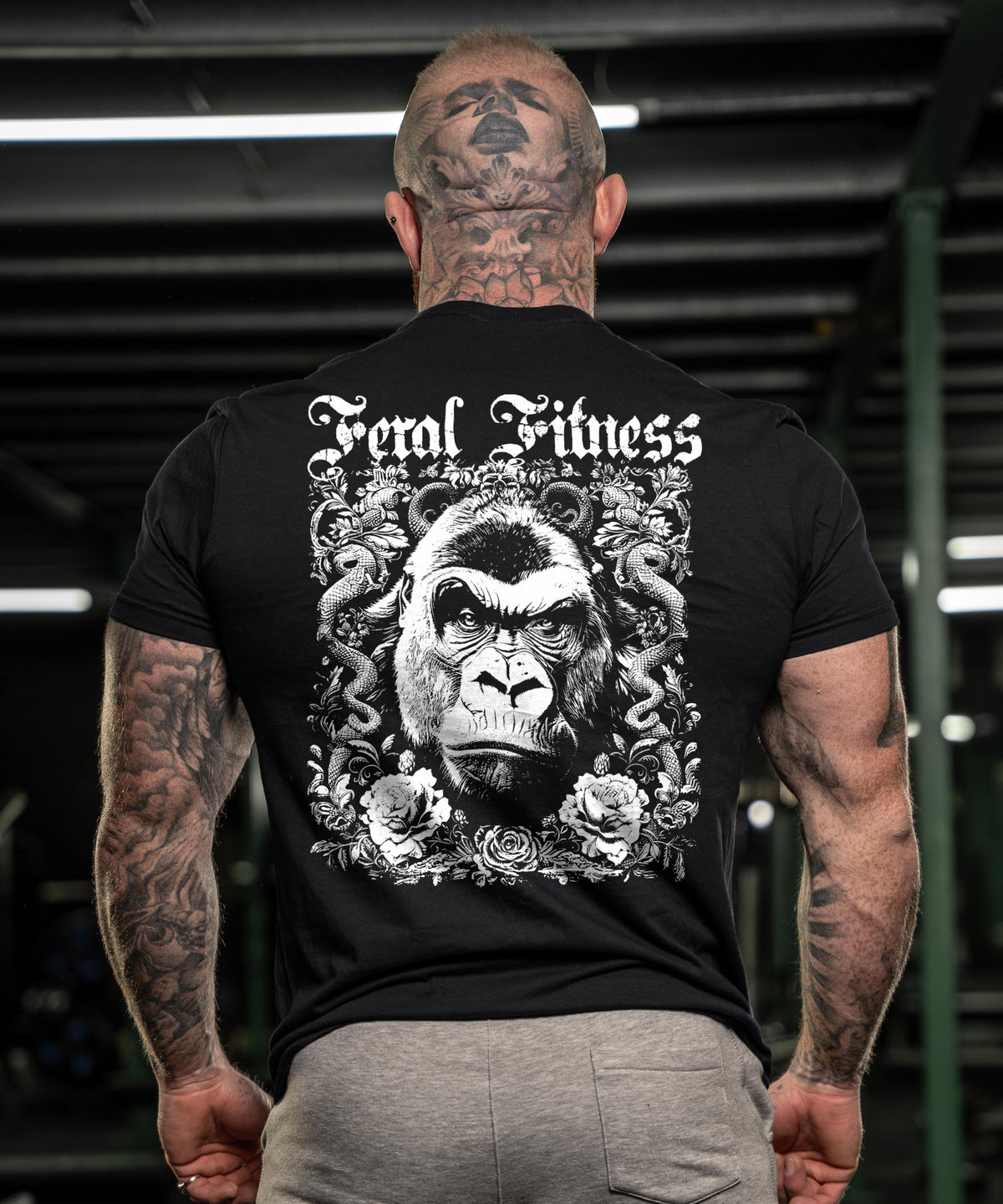 Feral Fitness Gorilla - Gym T-Shirt