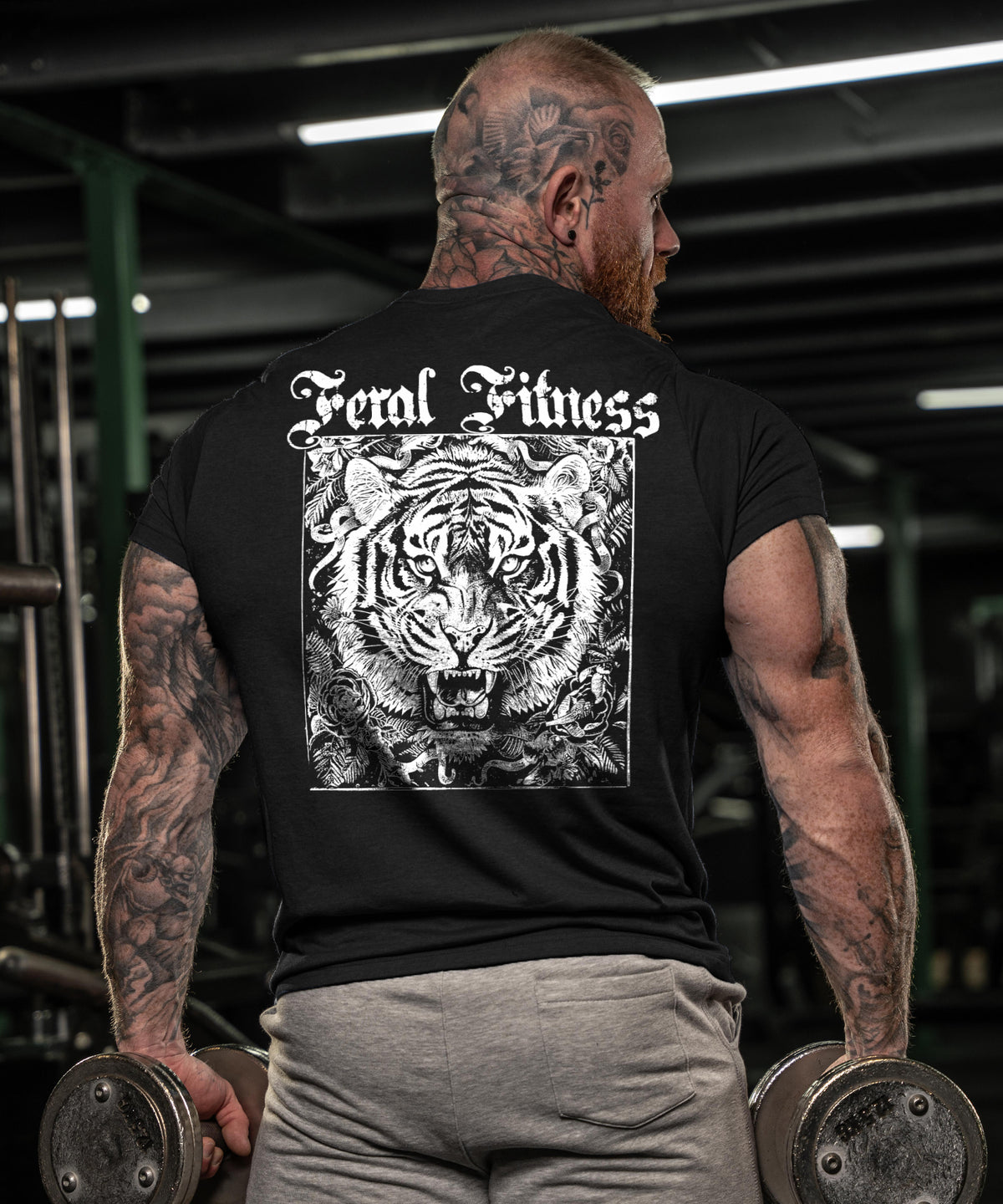 Feral Fitness Tiger - Gym T-Shirt