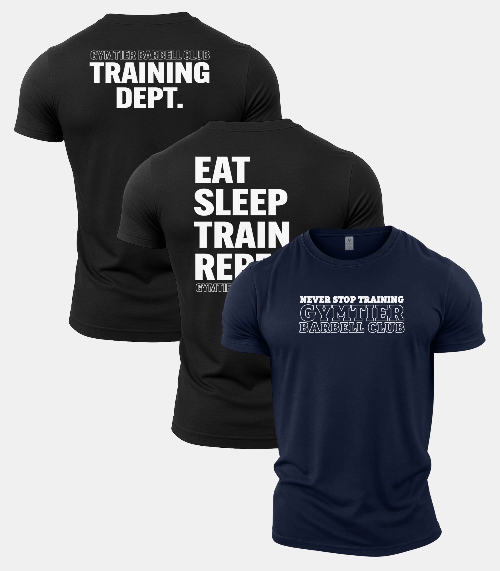 Gymtier Barbell Club 3 Pack