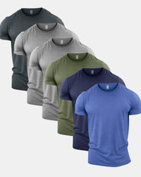 All Heather Crew Neck T-Shirt 6 Pack