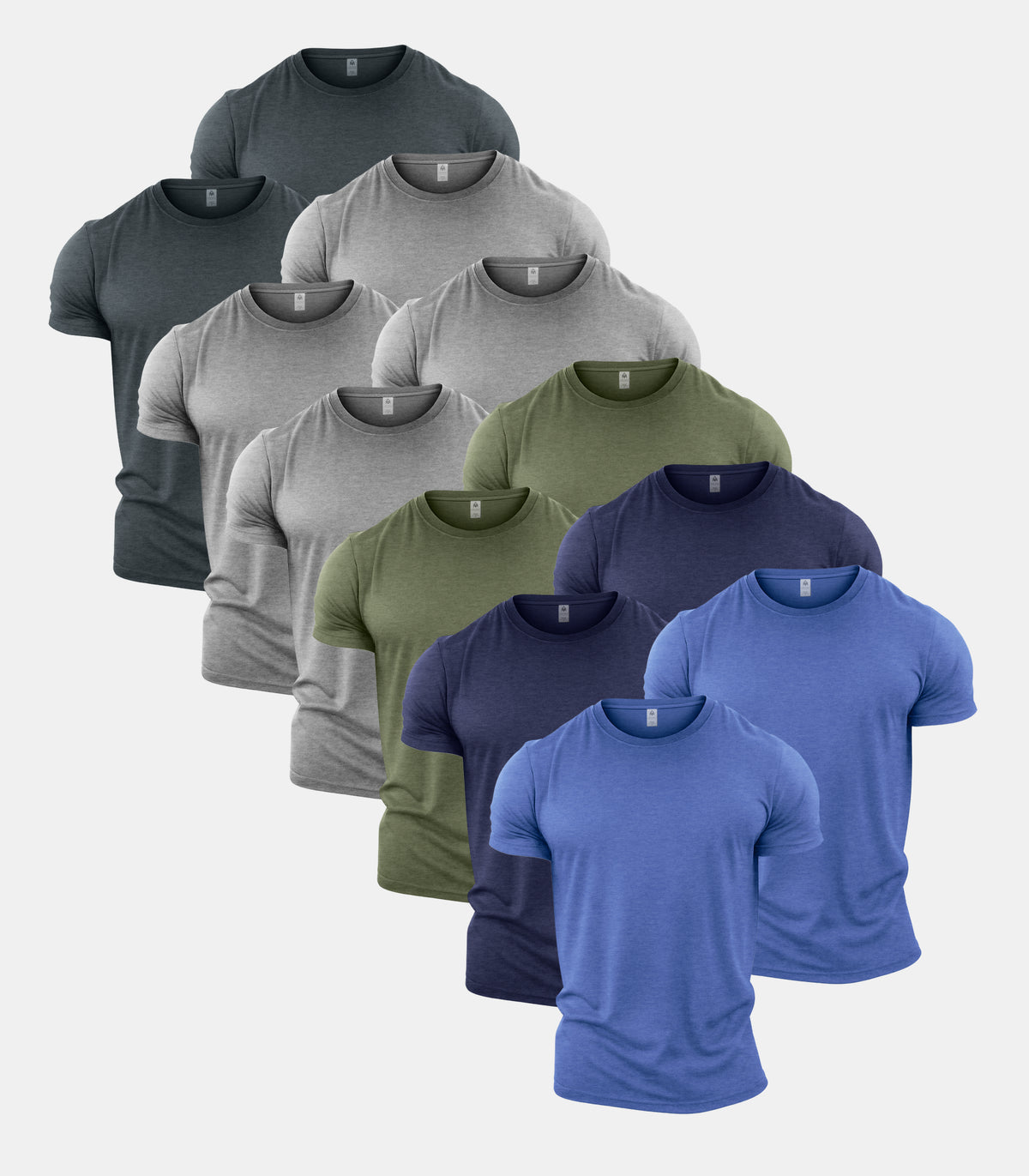 All Heathers Crew Neck T-Shirt 12 Pack