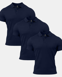 All Navy Polo Shirt 3 Pack