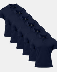 All Navy Polo Shirt 6 Pack