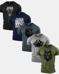 Gymtier Untamed T-Shirt 5 Pack
