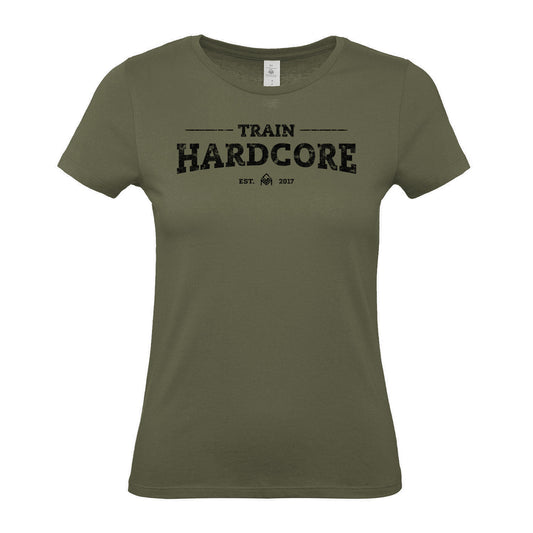 Train HARDCORE - Women's Gym T-Shirt