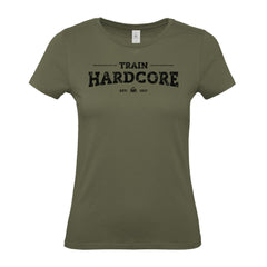 Train HARDCORE - Women's Gym T-Shirt