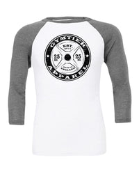 GYMTIER Barbell - Gym Baseball T-Shirt
