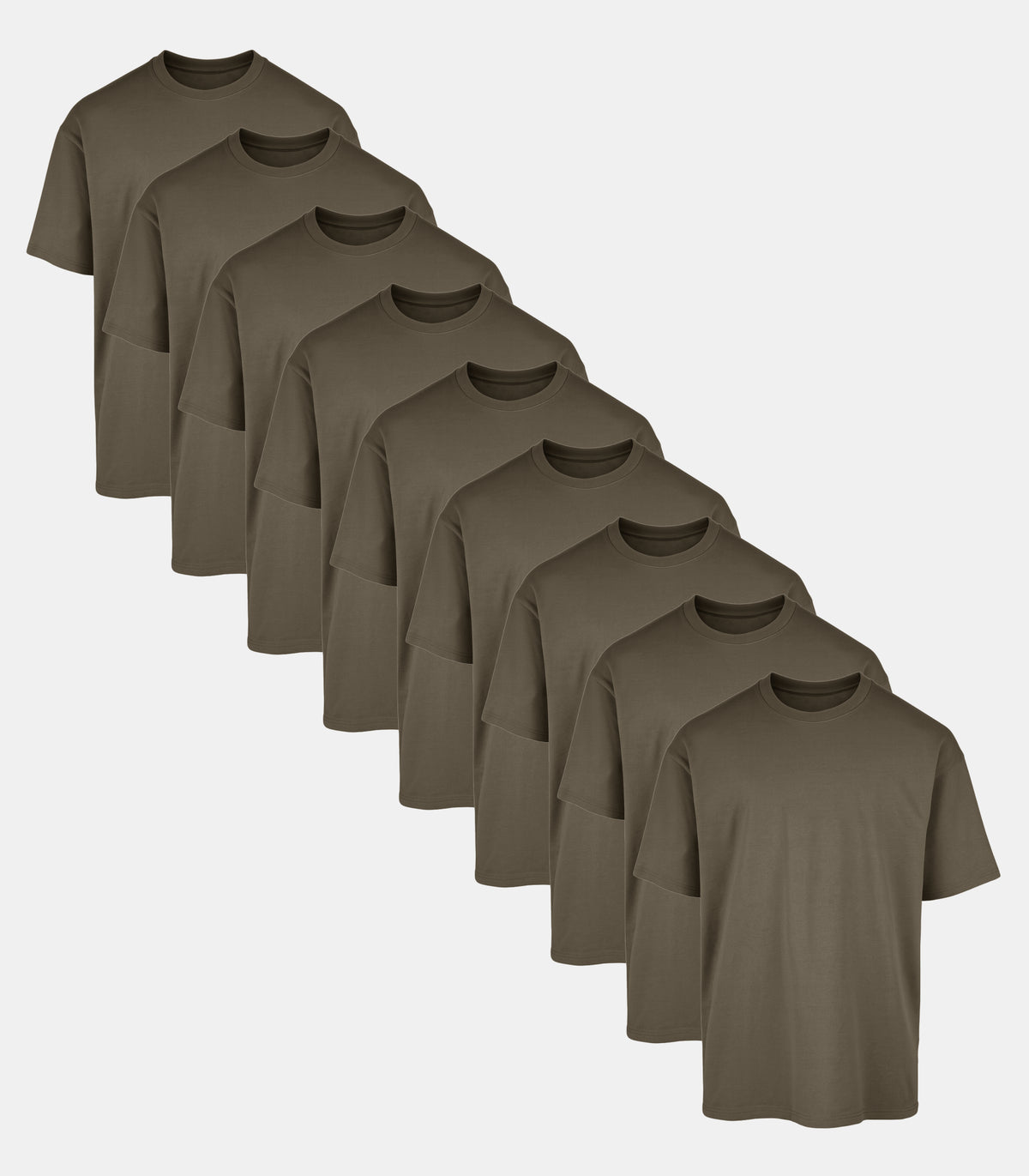 All Green Oversized Tee 9 Pack