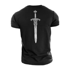 Spartan Forged Strength In Discipline Sword - Gym T-Shirt