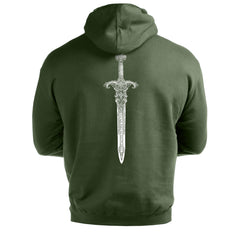 Spartan Forged Strength In Discipline Sword - Gym Hoodie