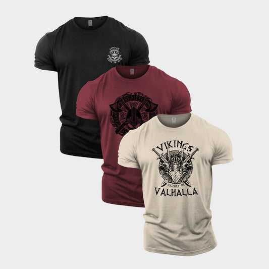 The Victory Sons Of Odin Gym T-Shirt 3 Pack