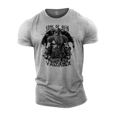 Sons Of Odin Training For Valhalla - Gym T-Shirt