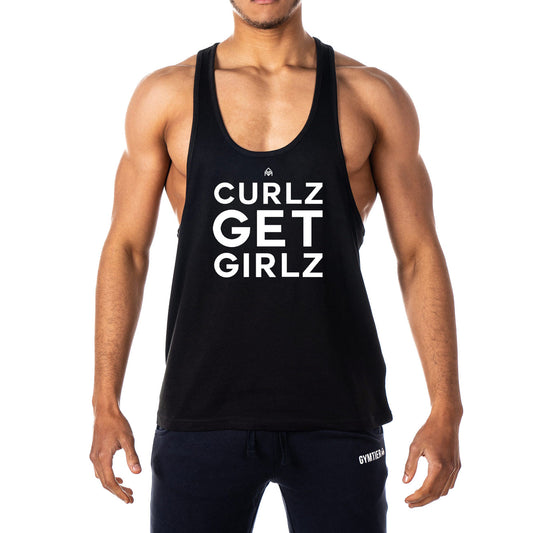 Curlz Get Girlz Mens Stringer Tank Top