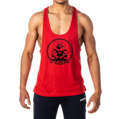 Let The Gains Begin Mens Stringer Tank Top