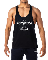 Shut Up And Squat Mens Stringer Tank Top